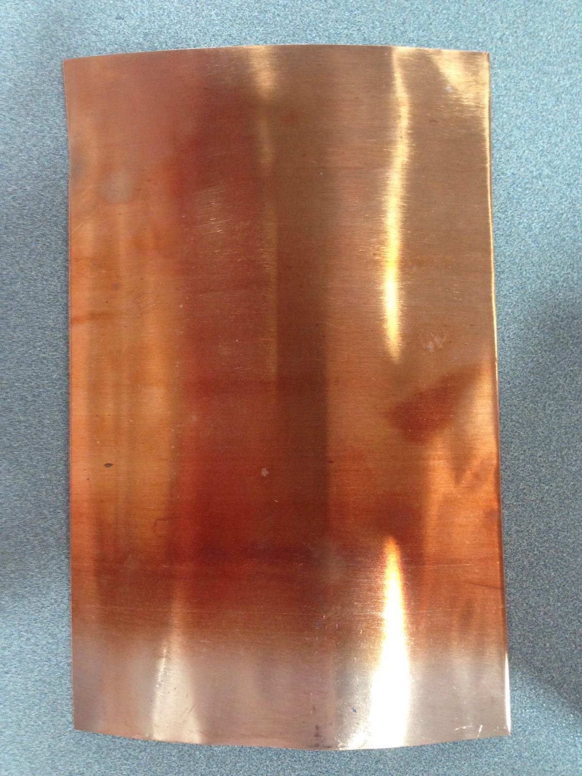hoja de cobre,chapa de cobre,lámina de cobre en rollo 0,10 x 50 mm,10 m largo